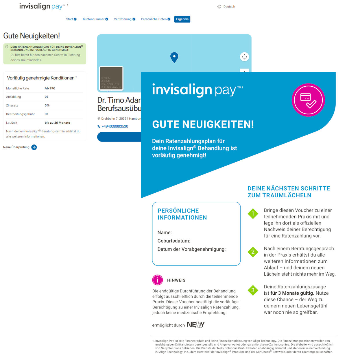 Invisalign Pay™ - Die unsichtbare Zahnspange einfach finanziert - Zahnarzpraxis Dres. Adam Friedrich Brinkmann